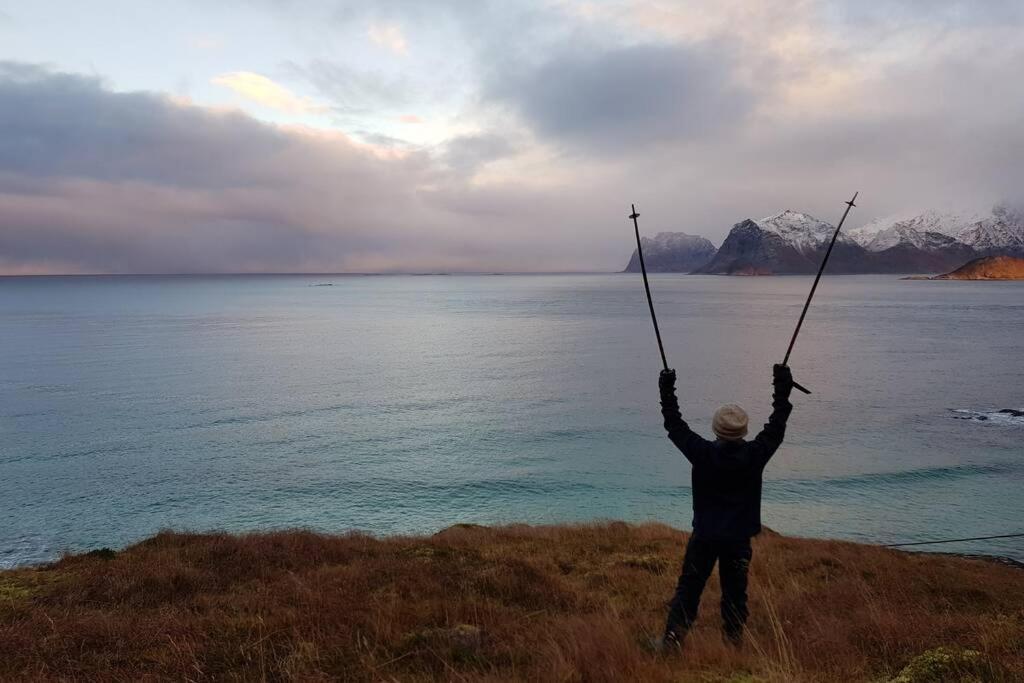 Lofoten- Enjoy The Nature-With A Beautiful Beach Napp Esterno foto